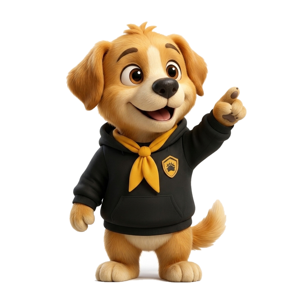 Scout, MyTenancyFile AI assistant, presenting a clipboard